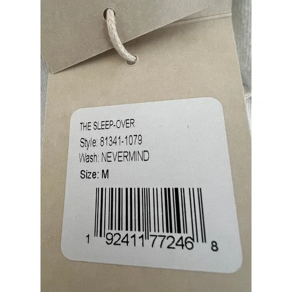 Mother The Sleep Over Tee Women Size M White New Cherry Never Mind T-Shirt - Picture 9 of 11